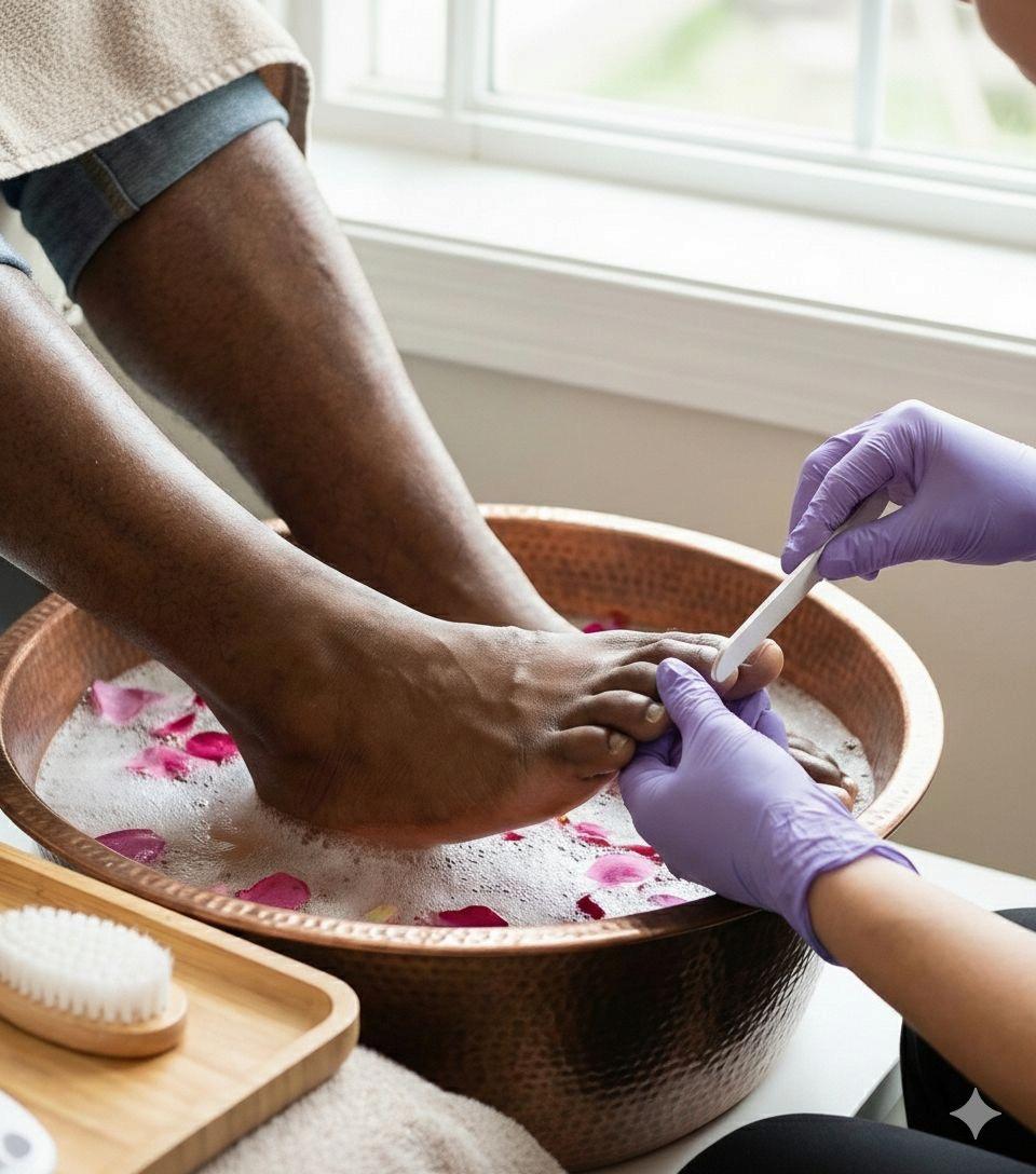 Pedicure and Manicure